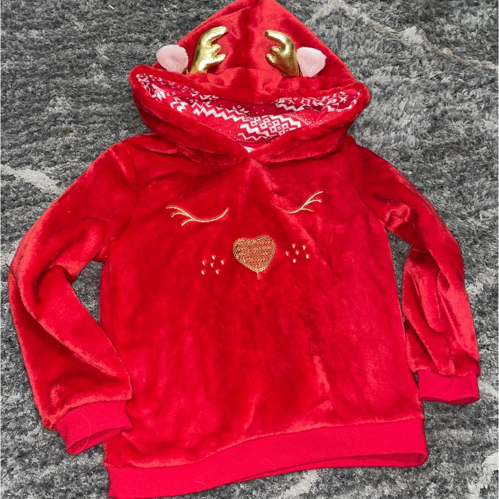 Reindeer Antler Christmas Hoodie